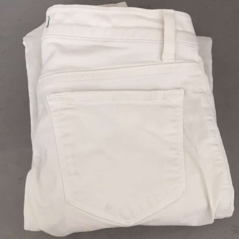j brand skinny white jeans